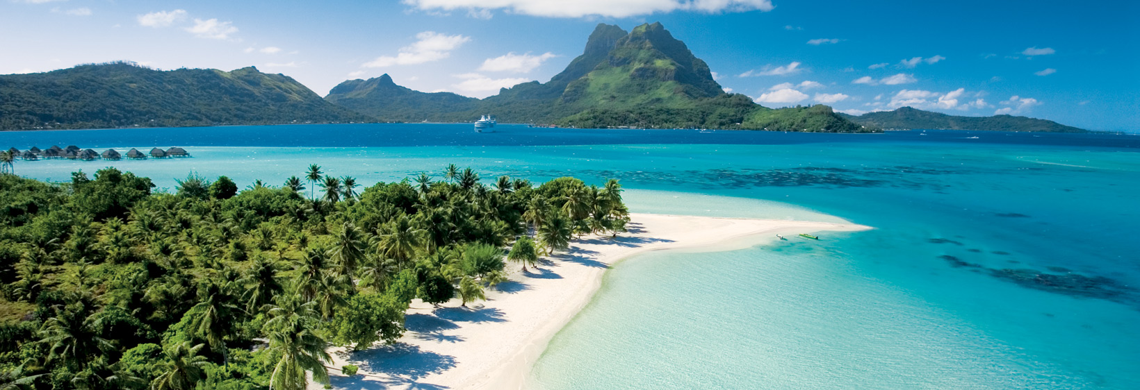 Aerial view of Bora Bora